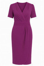 Robe violette croisée d'occasion Robe violette croisée d'occasion  Le Havre-