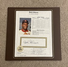 Bob gibson autograph for sale  Fairless Hills