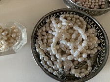 Perle naturali avorio usato  Roma