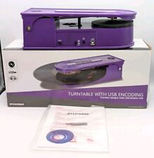 Tocadiscos Portátil SYLVANIA con Codificación USB Negro STT08USB Alimentado por Batería, usado segunda mano  Embacar hacia Argentina