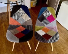 Lots chaises patchwork d'occasion  Saint-Mandé