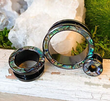 Pair abalone rimmed for sale  Valley