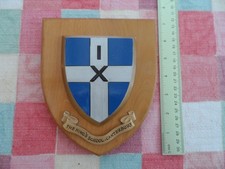 Wooden school shield for sale  CHEADLE