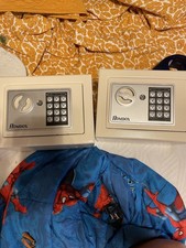 Homdox conjunto de 2 cofres eletrônicos inteligentes e novos com 8 dígitos de abertura com uma chave comprar usado  Enviando para Brazil