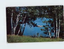 Cartão postal de caiaque no lago cena natural comprar usado  Enviando para Brazil