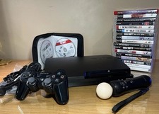 Sony PS3 PlayStation 3 Slim CECH-3001A com 28 jogos, controle, cabos comprar usado  Enviando para Brazil