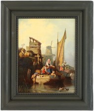 River landscape antique for sale River landscape antique for sale  NOTTINGHAM