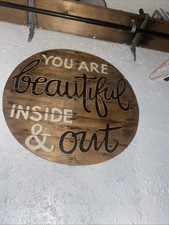 Rustic round wooden for sale  Hilliard