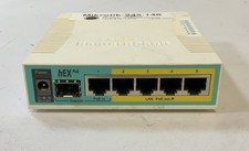 Roteador Ethernet Mikrotik RB750UPR2 hEX PoE lite 64MB RAM 5 Portas, Branco "L1B" comprar usado  Enviando para Brazil