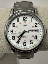 Timex T20461 Nova Bateria Relógio Masculino 35MM 6.75" Pulseira Elástica Indiglo N17 comprar usado  Enviando para Brazil