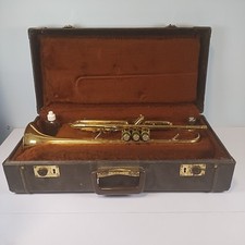 Trompeta de latón vintage Olds Ambassador Fullerton California con estuche rígido segunda mano  Embacar hacia Mexico