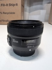 Lente de câmera grande angular Yongnuo 35mm f/2 para Nikon montagem F #T-14167 comprar usado  Enviando para Brazil