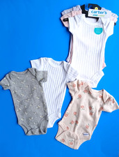 6 ternos corporais Preemie bebê menina Carter Gerber rosa pêssego branco roxo novo, usado comprar usado  Enviando para Brazil