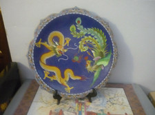 Cloisonne teller drachen gebraucht kaufen  Frankfurt am Main