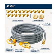 Kit de conversão de propano para gás natural BLACKSTONE com mangueira de 10 pés comprar usado  Enviando para Brazil