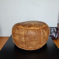 Pouf marocain cuir d'occasion  Saint-Maur-des-Fossés