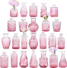 Pink glass bud for sale  SALFORD