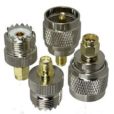Adaptador UHF PL259 SO239 para plugue macho SMA e conector fêmea RF coaxial comprar usado  Enviando para Brazil