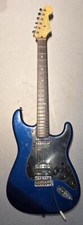 Humbuckers Fender Stratocaster Deluxe mexicano HH duplo azul (CLN070854) comprar usado  Enviando para Brazil