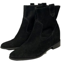 Botas femininas Arezzo couro camurça genuíno tamanho 39/8.5 EUA preto fabricado no Brasil, usado comprar usado Botas femininas Arezzo couro camurça genuíno tamanho 39/8.5 EUA preto fabricado no Brasil, usado comprar usado  Enviando para Brazil