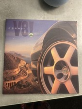 Lotus esprit brochure for sale  BURY
