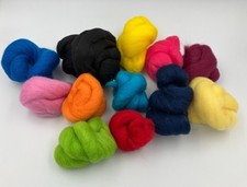 Wool rovings pieces for sale  Saline