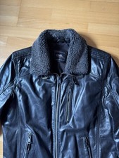 Schwarze lederjacke herren gebraucht kaufen  Nürnberg