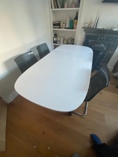 White table chairs for sale  BUSHEY