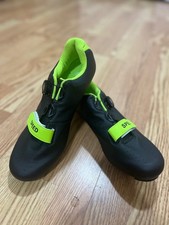 Sapatos de ciclismo masculinos Speed novos sem etiqueta ou caixa preto e verde limão tamanho 43 (9.5) comprar usado  Enviando para Brazil