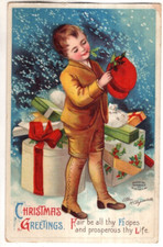 Antique christmas postcard for sale  Dillsburg