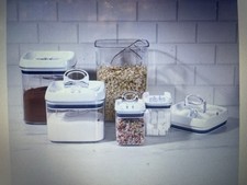 NOVO Pacote com 8 Vasilhas Better Homes & Gardens - Recipiente de Armazenamento de Alimentos Flip Tite comprar usado  Enviando para Brazil