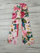 Schlaghose blumenmuster hohem gebraucht kaufen  Niederschönenfeld