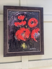 Poppies oil painting for sale  CHORLEY