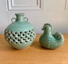Vintage korean celadon for sale  Hatfield