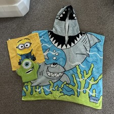 Kids towelling hooded for sale  SOUTH CROYDON