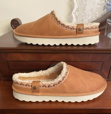 Chinelos femininos tamanho 9 aconchegantes forrados Sherpa bronzeados Skechers Idlewild comprar usado  Enviando para Brazil