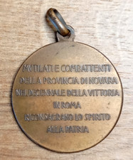Medaglia combattenti mutilati usato  San Giuliano Milanese