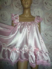 Pink satin adult for sale  LEIGH