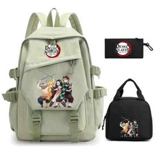 Mochila mochila de viagem 3 peças/conjunto Demon Slayer mochila escolar comprar usado  Enviando para Brazil
