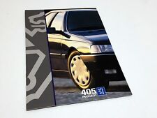 Folheto 1995 Peugeot 405 - Inglês-Espanhol-Francês - 9/95 comprar usado  Enviando para Brazil