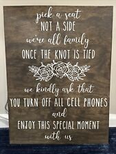 Wooden wedding sign for sale  New York