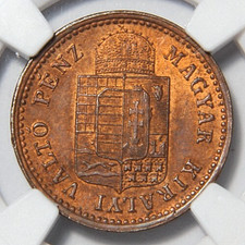 1886 hungary kreuzer for sale  Fair Oaks