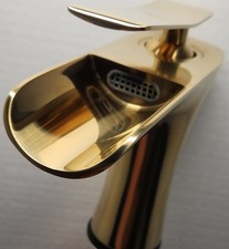 Usado, Torneira de banheiro Kingston latão LS8423QLL cachoeira com dreno pop-up push comprar usado  Enviando para Brazil