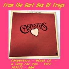 Carpenters vinyl song for sale  PENZANCE