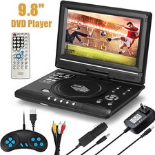 Leitor de DVD portátil HD CD TV player 270° LCD leitor de cartão widescreen Y2G7 comprar usado  Enviando para Brazil