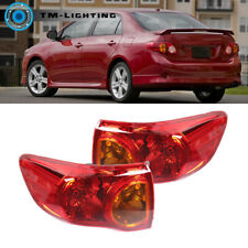 Luzes traseiras externas vermelhas para 2009-2010 Toyota Corolla conjunto esquerda e direita comprar usado  Enviando para Brazil