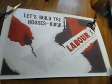 Labour party poster for sale  BRISTOL