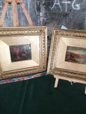 Coppia quadri antichi usato  Catania