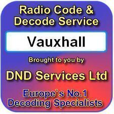 Vauxhall radio code for sale Vauxhall radio code for sale  PAIGNTON