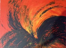 Abstract painting canvas d'occasion  Expédié en Belgium
